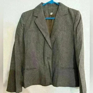 Peabody House International Grey Wool Blazer
